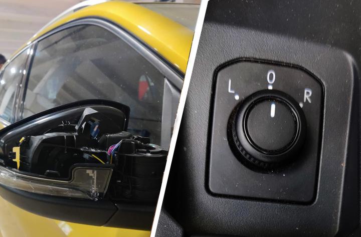 Bmw side mirror auto folding deals
